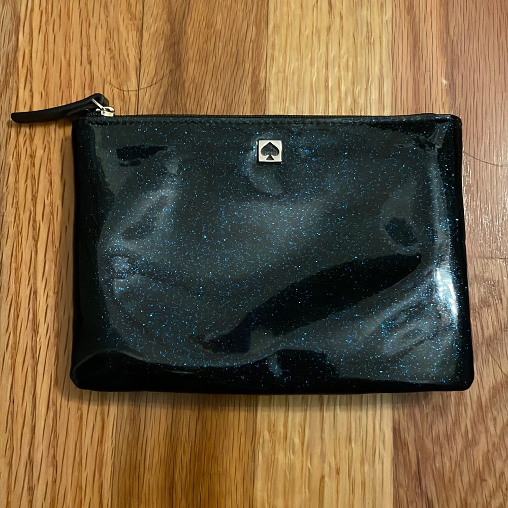 Glittery Blue Kate Spade Pouch